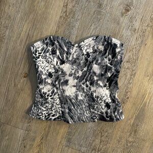Urban outfitters leopard print corset
